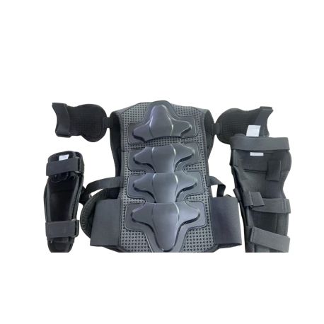 Gilet de Protection + Genouillère + Coudières Enfant (Taille Unique)