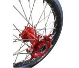 Jante Arrière CNC Alu 18\" 450R Ø25mm - CNC Rouge