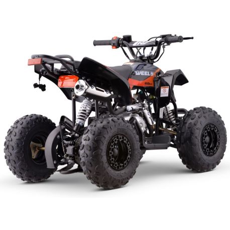 Quad CRZ Weely 110cc 4T - Rouge/Orange REF mag