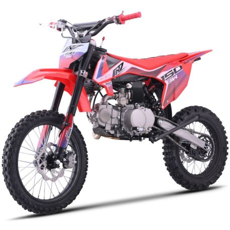 Pit Bike - CRZ 150BW 14\"/17\" - (2025) - Rouge(modèle monté)