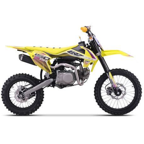 Pit Bike - CRZ 150BW 14"/17" - (2025) - jaune modèle monté