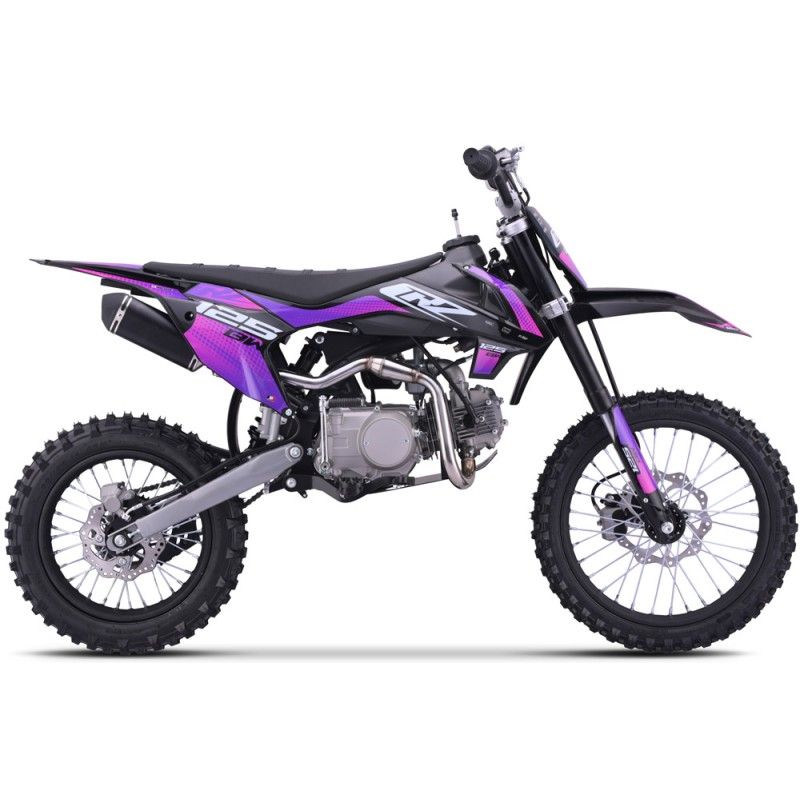 Pit Bike - CRZ 125BW 14\"/17\" - (2025) Violet modèle monté