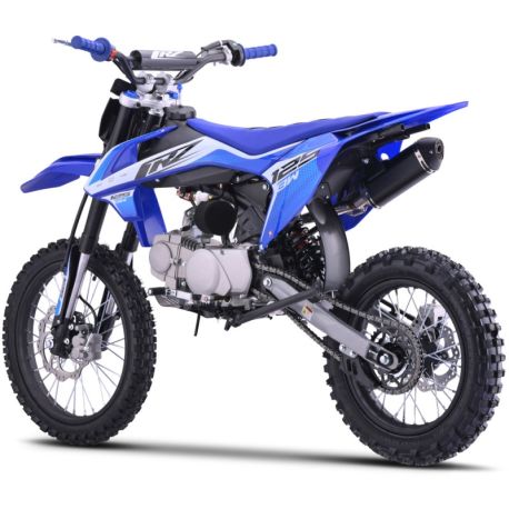 Pit Bike - CRZ 125BW 14\"/17\" - (2025) Bleu modèle monté