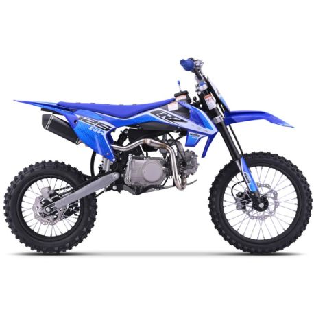 Pit Bike - CRZ 125BW 14\"/17\" - (2025) Bleu modèle monté