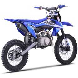 Pit Bike - CRZ 125BW 14\"/17\" - (2025) Bleu modèle monté