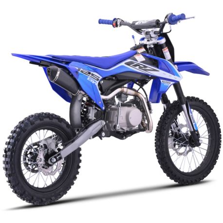 Pit Bike - CRZ 125BW 14\"/17\" - (2025) Bleu modèle monté