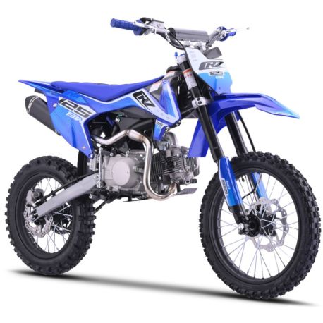 Pit Bike - CRZ 125BW 14\"/17\" - (2025) Bleu modèle monté