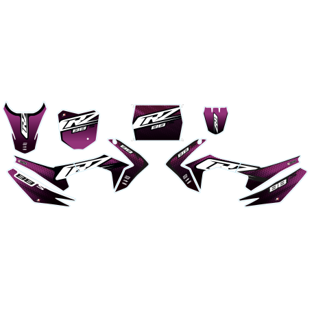 Kit di decorazioni CRZ - CRF 110-S - 88cc Viola