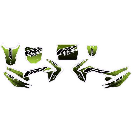 Kit décoration CRZ - CRF 110-S - 150cc Vert