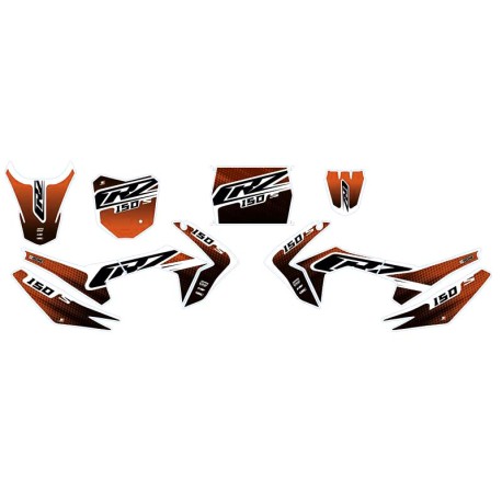 Kit décoration CRZ - CRF 110-S - 150cc Orange