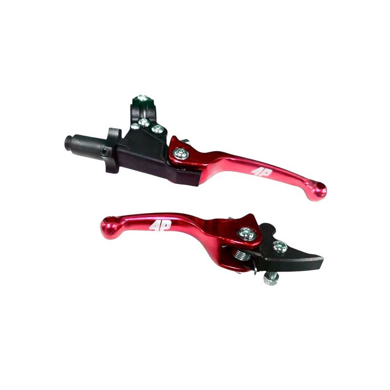 Pack Levier de Frein et d'embrayage 4Perf - Rouge