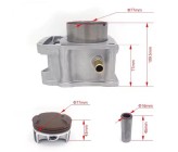 Kit cylindre piston - Upgrade 350cc - ERZ 300L