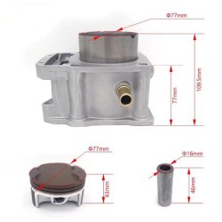 Kit cylindre piston - Upgrade 350cc - ERZ 300L