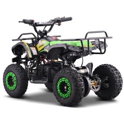 Pocket Quad Electrique Enfant CRZ 1000W E-SWAP - Vert (2025)