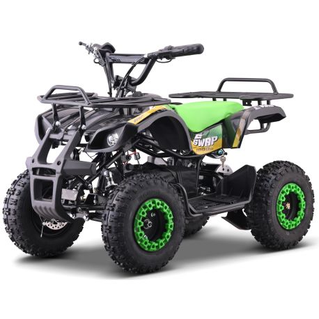 Pocket Quad Electrique Enfant CRZ 1000W E-SWAP - Vert (2025)