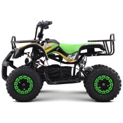 Pocket Quad Electrique Enfant CRZ 1000W E-SWAP - Vert (2025)
