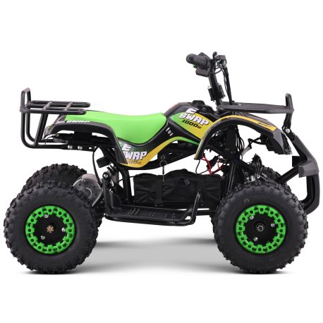 Pocket Quad Electrique Enfant CRZ 1000W E-SWAP - Vert (2025)