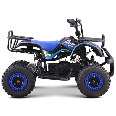 Pocket Quad Electrique Enfant CRZ 1000W E-SWAP - Bleu (2025)