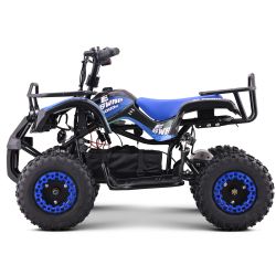 Pocket Quad Electrique Enfant CRZ 1000W E-SWAP - Bleu (2025)