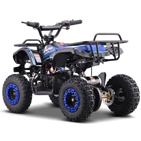 Pocket Quad Electrique Enfant CRZ 1000W E-SWAP - Bleu (2025)