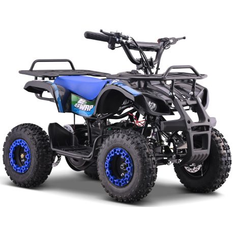 Pocket Quad Electrique Enfant CRZ 1000W E-SWAP - Bleu (2025)
