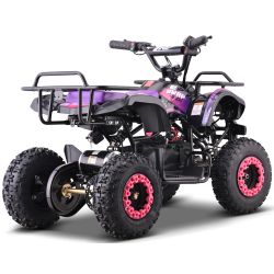 Pocket Quad Electrique Enfant CRZ 1000W E-SWAP - Rose (2025)
