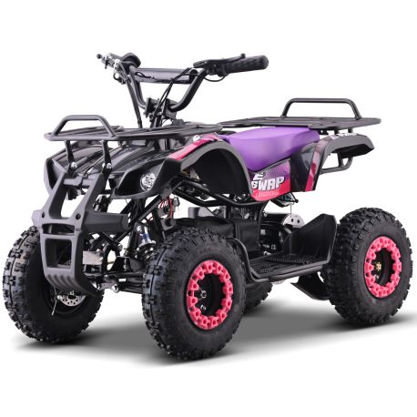 Pocket Quad Electrique Enfant CRZ 1000W E-SWAP - Rose (2025)