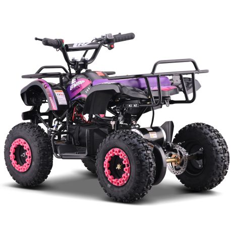 Pocket Quad Electrique Enfant CRZ 1000W E-SWAP - Rose (2025)