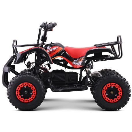 Pocket Quad Electrique Enfant CRZ 1000W E-SWAP - Rouge (2025)