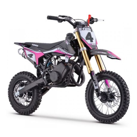 Pit Bike Enfant KEROX Storm - 65cc 2temps 10"/12" - Rouge