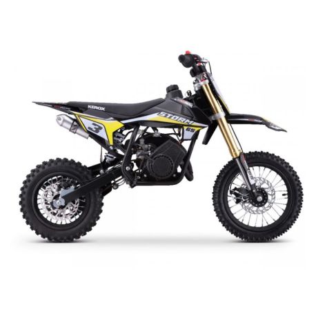 Pit Bike Enfant KEROX Storm - 65cc 2temps 10"/12" - Rouge