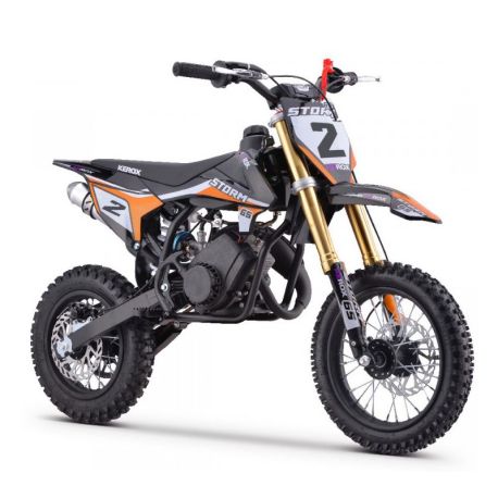 Pit Bike Enfant KEROX Storm - 65cc 2temps 10"/12" - Rouge
