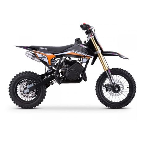 Pit Bike Enfant KEROX Storm - 65cc 2temps 10"/12" - Rouge