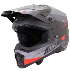 Casque motocross - Noend - Dagger - Noir/Rouge Mat