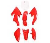 Kit plastique CRF50 Rouge pour Dirt bike