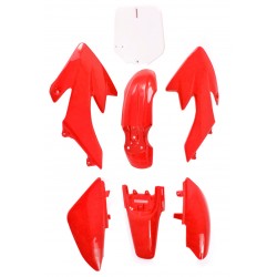 Kit plastique CRF50 Rouge pour Dirt bike