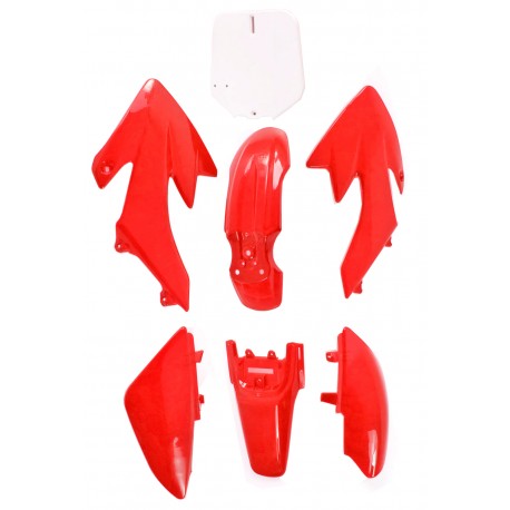 Kit plastique CRF50 Rouge pour Dirt bike