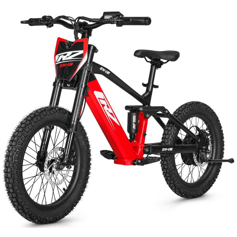 Bicicletta elettrica CRZ senza pedali - EX-18" - 36V 500W - Rossa