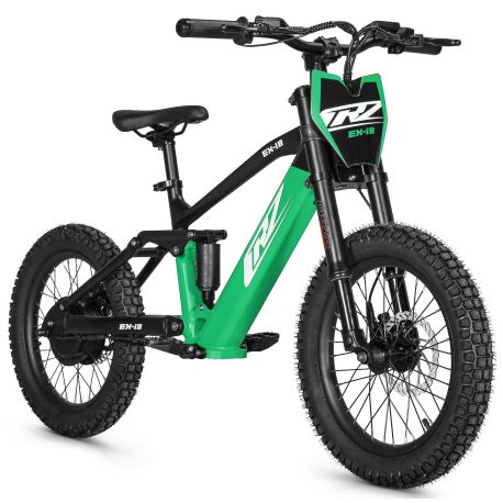 Draisienne électrique CRZ EX - 36V 500W 7,8Ah - 18" - Vert