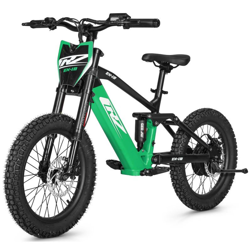 Bicicletta elettrica CRZ senza pedali - EX-18" - 36V 500W - Verde