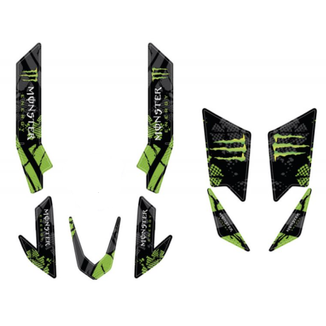 Kit décoration QUAD Wheely 49cc Monster Energy
