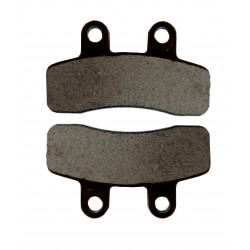 Front brake pads with dual...