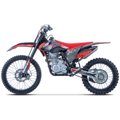 MotoCross Mini MX Big S 250cc 18"/21" - Rosso (2026)