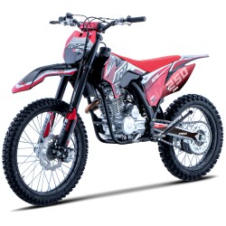 Motocross CRZ 250cc ERZ PRO 4T 18"/21" - Rosso (2026)