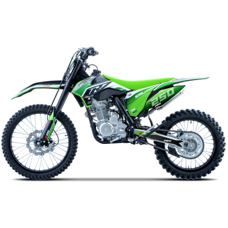 Motocross CRZ 250cc ERZ PRO 4T 18"/21" - Verde (2026)