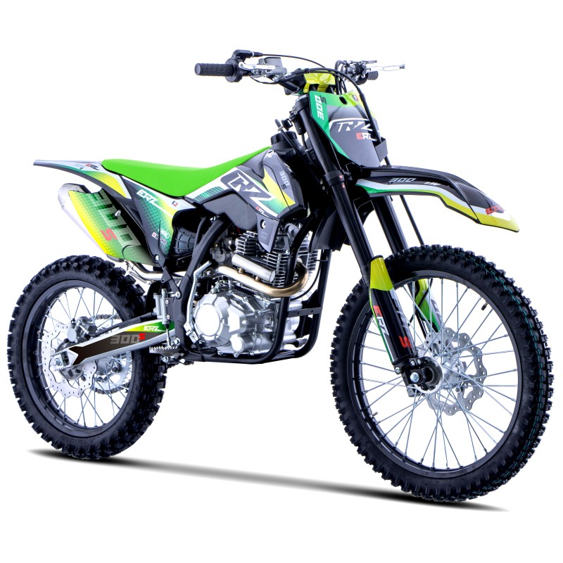 Motocross CRZ 300cc S ERZ PRO 18"/21" - Vert/Jaune - 2026
