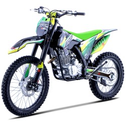Motocross CRZ 300cc S ERZ PRO 18"/21" - Vert/Jaune - 2026