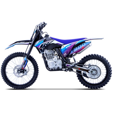 Motocross CRZ 300cc S ERZ PRO 18"/21" - Purple/Bleu - 2026
