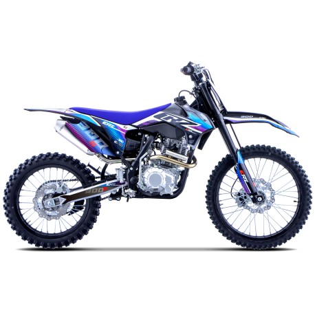 Motocross CRZ 300cc S ERZ PRO 18"/21" - Purple/Bleu - 2026