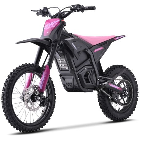 Dirt Bike elettrica - CRZ IRON - 5000W 60V - 14"/17" - Rosa